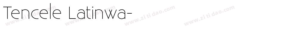 Tencele Latinwa字体转换